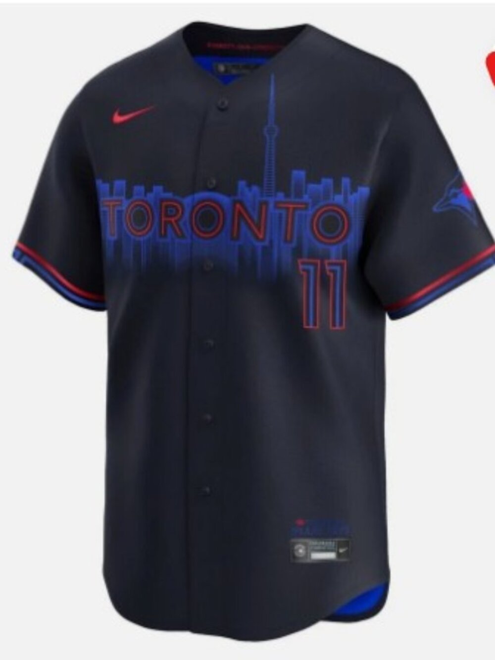 Blue Jays Nike City Connect Limited Jersey (Large) - New/Never Worn